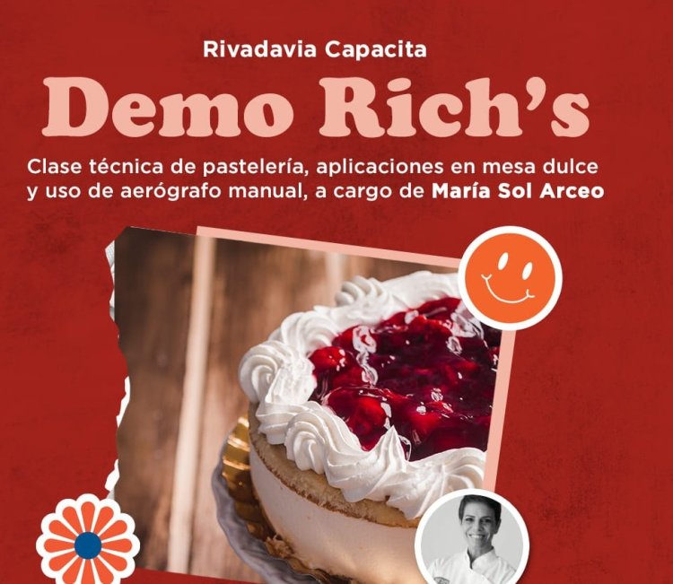 Atención Pasteleras de Rivadavia perfeccionate