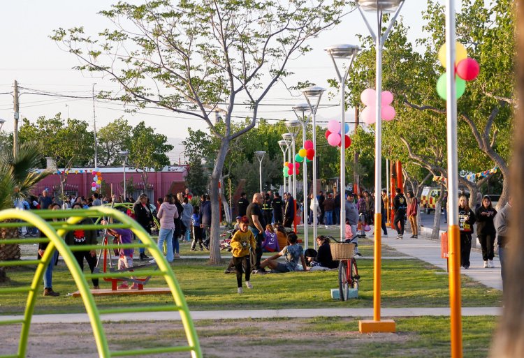 Barrio Los Alerces tiene su Nueva plaza