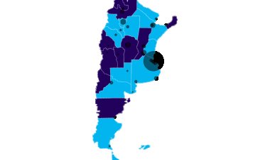 Así quedó el mapa de Argentina tras las elecciones