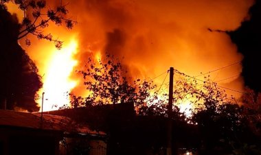 Más de 10 incendios en toda la provincia por el Zonda