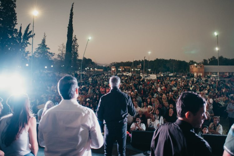 Uñac festejó en Rawson el Día de la Madre con los candidatos de Unión por la Patria