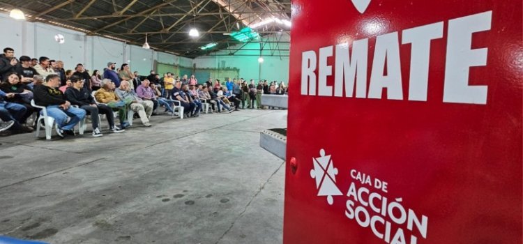 La Caja de Acción Social rematará maquinaria vial y una chipeadora