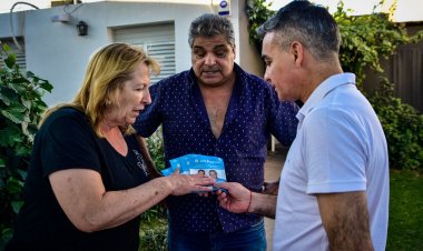 A días del Balotaje Gramajo visita a vecinos