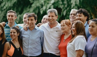 Uñac en el Encuentro de Familia y Militancia en Santa Lucía