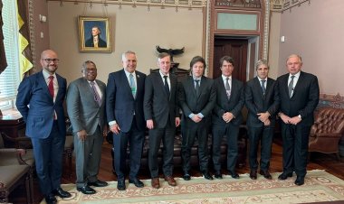 Milei se reunió con dos altos funcionarios de Joe Biden