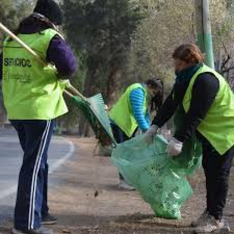Nuevo operativo de limpieza en Rivadavia