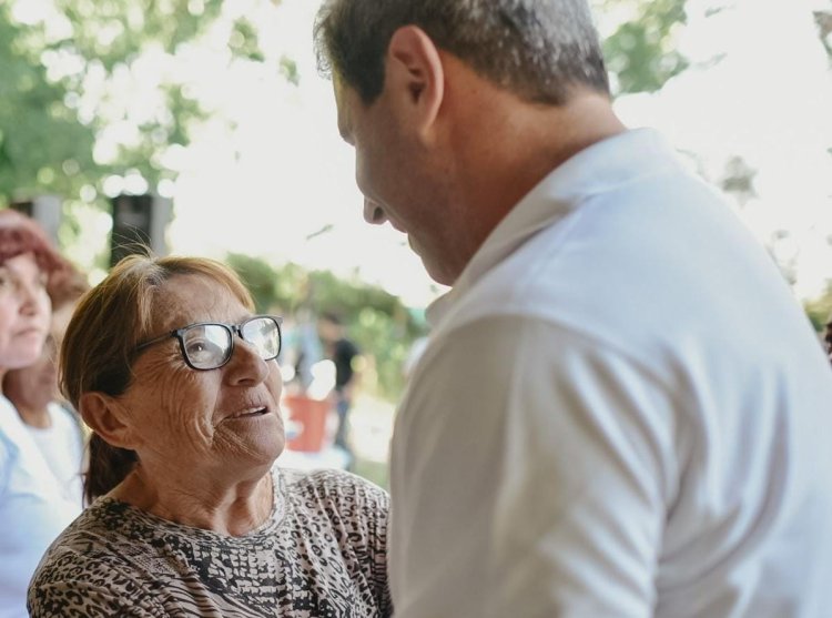 Uñac en el Encuentro de Familia y Militancia en Santa Lucía