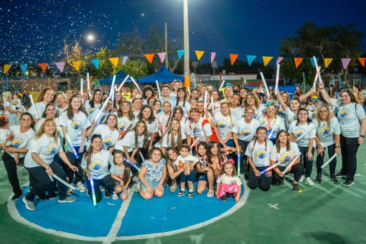 Muestra anual de Educación Física de los Jardines municipales de Santa Lucía