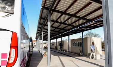 El paraje Difunta Correa estrena su parador de ómnibus