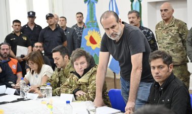 Milei y Kicillof,  en Bahía Blanca tras el temporal trágico