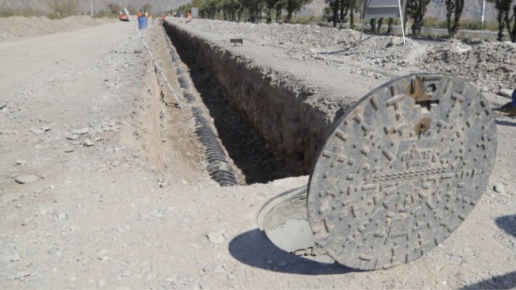 Concluyó la obra del sistema cloacal Zonda