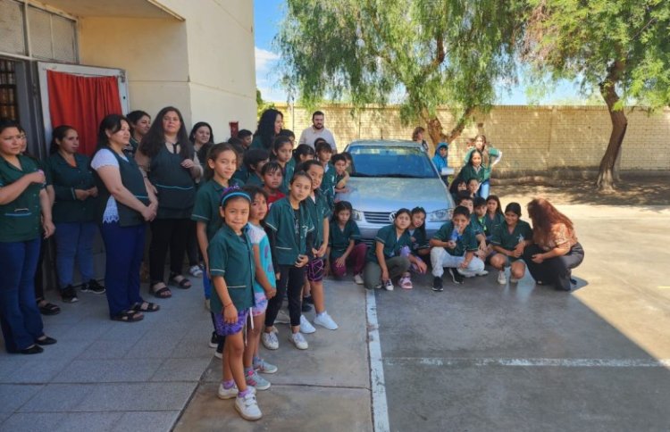 Escuela Albergue recibió de la AFIP un auto y podrán incrementar la producción