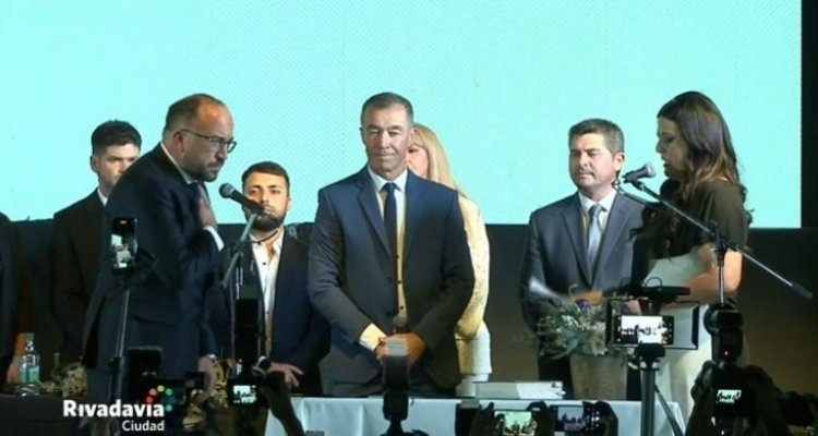 Miodowsky asumió como intendente de Rivadavia