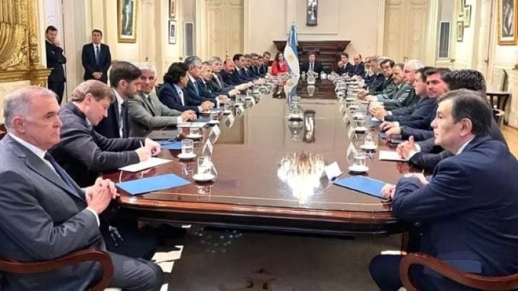 Orrego con Milei: la obra pública, retenciones y ganancias fueron los planteos