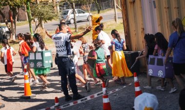 Los chicos de las Colonias de Verano de Pocito aprenden seguridad vial jugando