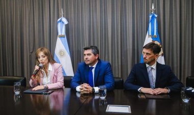 El gobernador Orrego recibió a la secretaria de Minería de la Nación, Flavia Royón