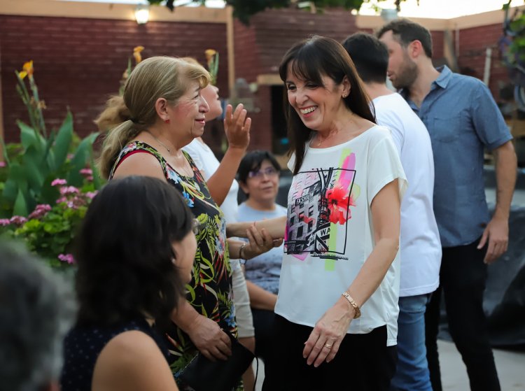 Laciar compartió un encuentro con vecinos