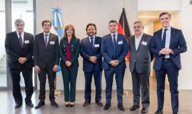 El gobernador Orrego en Alemania destacó el enorme potencial minero de San Juan