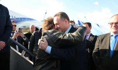 Milei inició su gira internacional en Israel