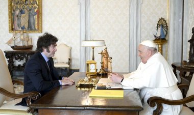 Milei visitó al Papa por más de una hora