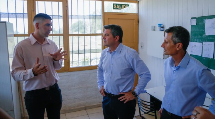 El gobernador Orrego visitó el Proyecto Juan