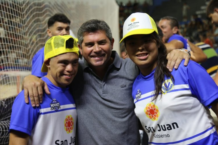 Marcelo Orrego participó del Hockey Inclusivo