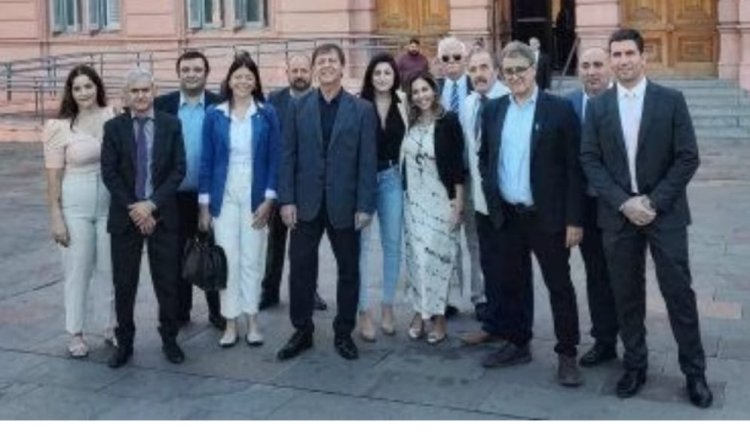 El diputado Nacional José Peluc , participo de la reunion con Javier Milei