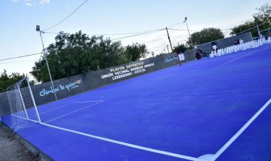 Un nuevo playón deportivo para los Barrios Lebensohn, Pateta y Villa Cerdera