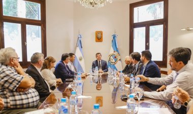 Orrego recibió al arzobispo de San Juan, Jorge Lozano