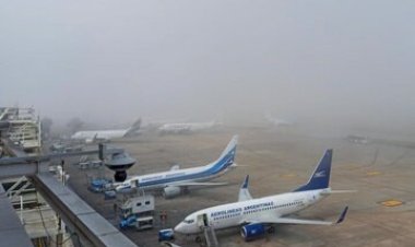 Más de 60 vuelos afectados por el temporal en Aeroparque y Ezeiza
