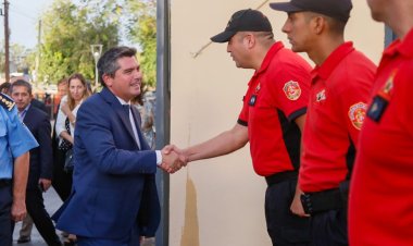 Orrego en los 100 años de Bomberos de la Policía de San Juan: " El trabajo que realizan es invaluable para toda la sociedad"