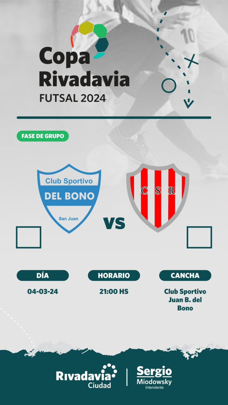 Hoy arranca Copa Rivadavia de Futsal
