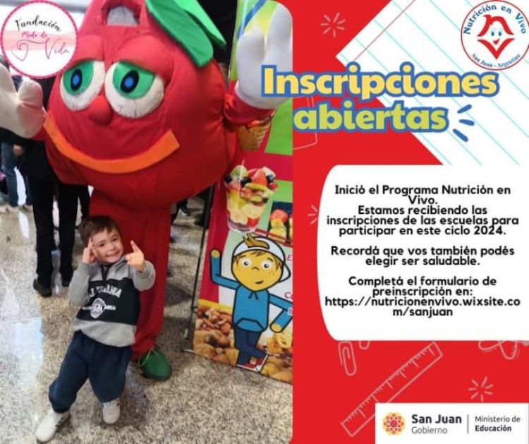 Vuelve el programa Nutrición en Vivo