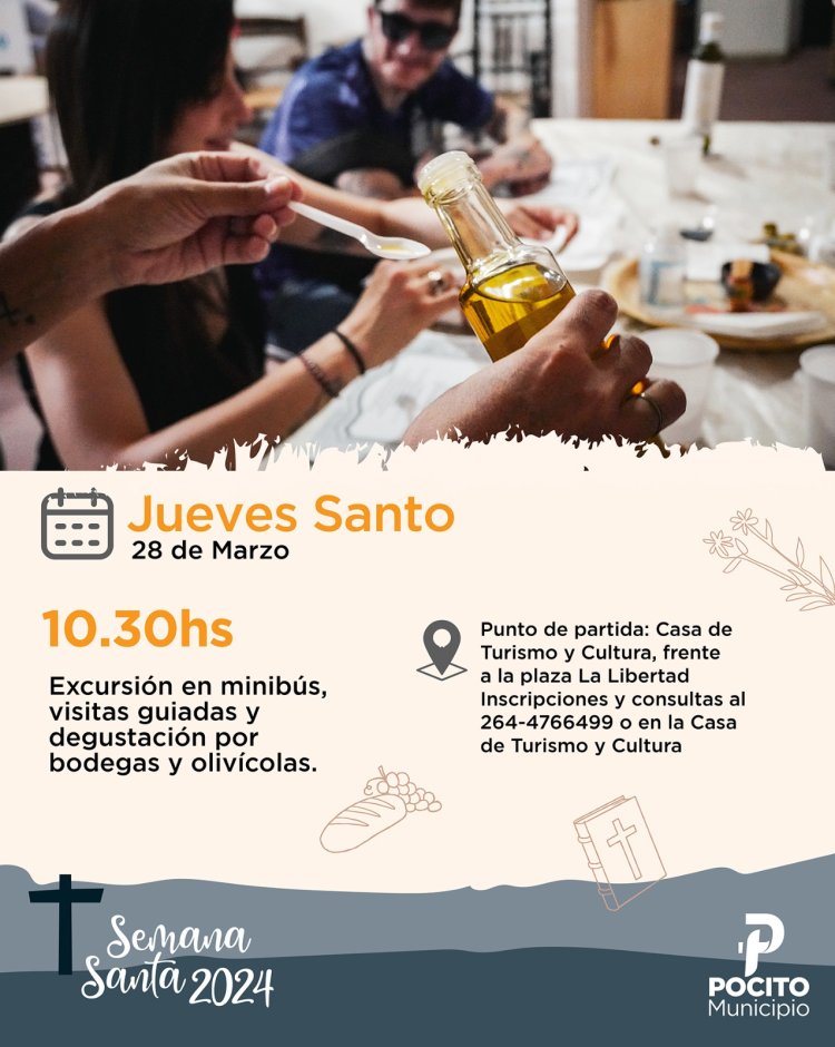 Pocito ofrece múltiples actividades en Semana Santa