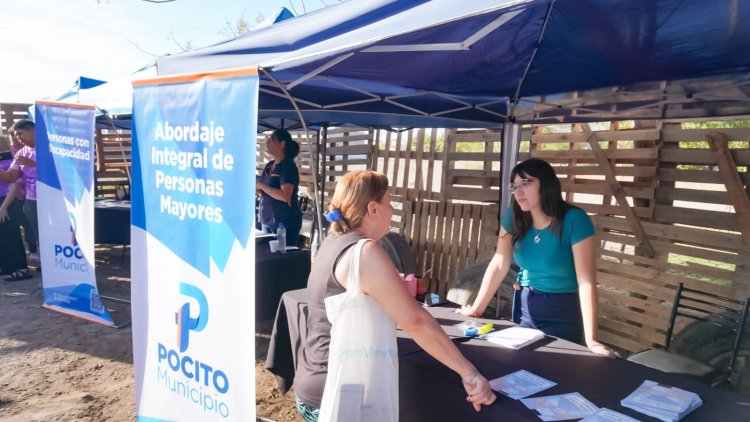 Pocito realiza Operativo de Abordaje Comunitario en el Lote Hogar 13