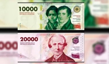 Cuándo comenzarán a circular los billetes de $10.000 y $20.000