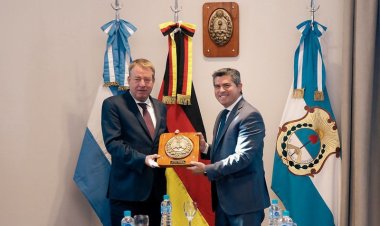 Marcelo Orrego recibió al embajador de Alemania en Argentina
