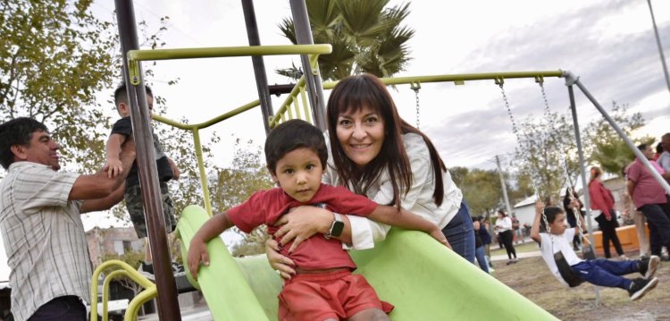 Una remodelada plaza para los vecinos de la Comuna San Miguel