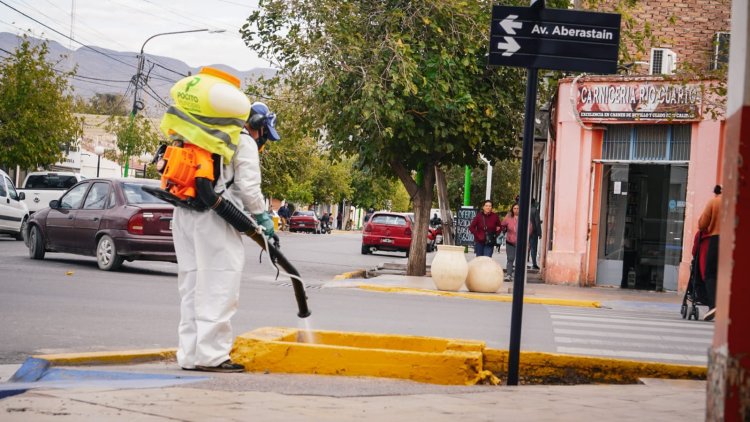 Continúa el Operativo de Fumigación en Pocito