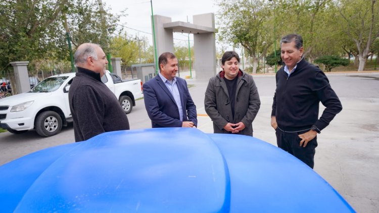 Pocito comienza la instalación de contenedores