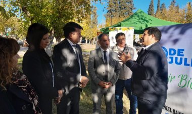 Mesa de trabajo entre el Intendente Daniel Banega y Medio Ambiente de la Provincia