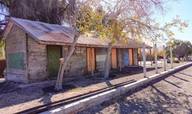 Pocito realiza la restauración de la estación de trenes Aberastain