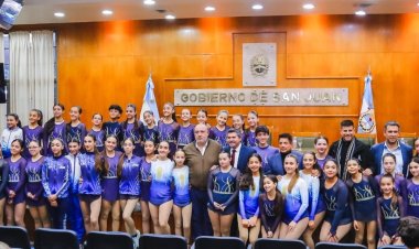 Orrego presidió la presentación de la Copa Clausura de Patinaje Artístico