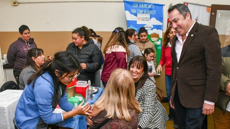 Llevaron a cabo un campamento sanitario en San Juan