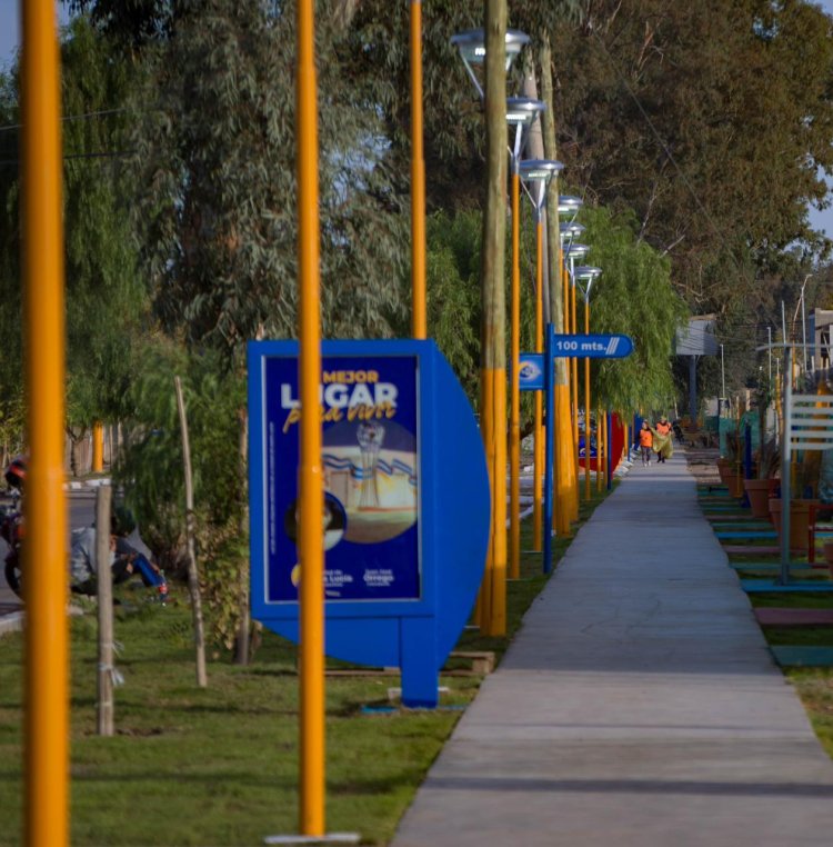 Nuevo paseo de la Salud en Santa Lucía para el Bienestar Comunitario