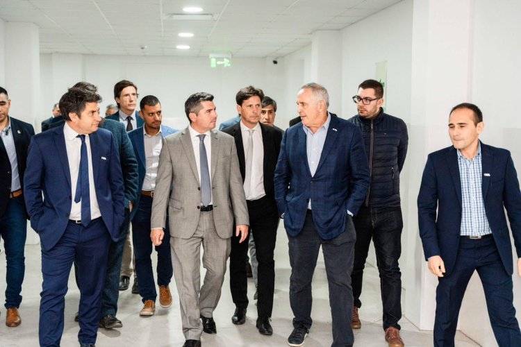 Orrego y el embajador de Estados Unidos en Argentina visitaron EPSE