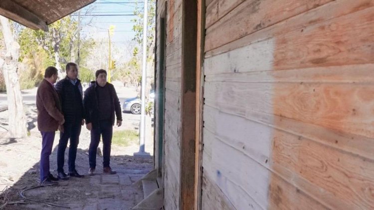 Pocito realiza la restauración de la estación de trenes Aberastain