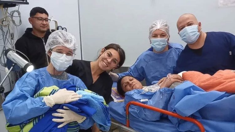 Nació un bebé en el Centro de Salud Arturo de la Colina