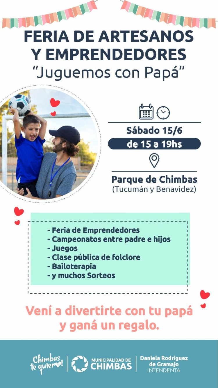 Juguemos con papá: una feria para toda la familia