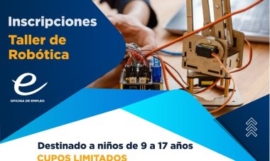 Pocito invita a los chicos y jóvenes al Taller de Robótica